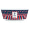 Nautical Anchors & Stripes Kids Bowls - FRONT