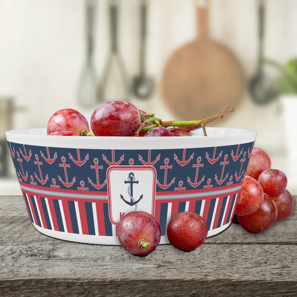Nautical Anchors & Stripes Kids Bowls - LIFESTYLE
