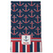 Nautical Anchors & Stripes Kitchen Towel - Poly Cotton - Full Front