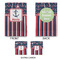 Nautical Anchors & Stripes Large Gift Bag - Approval