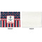 Nautical Anchors & Stripes Linen Placemat - APPROVAL Single (single sided)