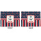Nautical Anchors & Stripes Linen Placemat - APPROVAL (double sided)