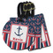 Nautical Anchors & Stripes Luggage Tags - 3 Shapes Availabel