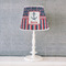 Nautical Anchors & Stripes Poly Film Empire Lampshade - Lifestyle