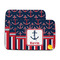 Nautical Anchors & Stripes Memory Foam Bath Mat - MAIN PARENT