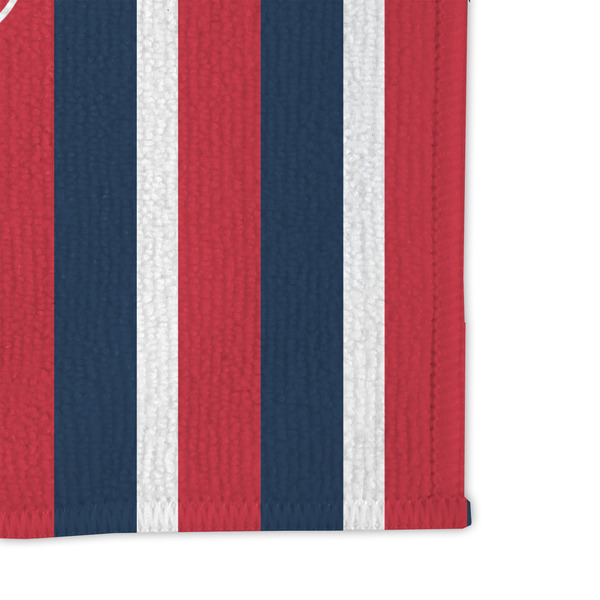 Nautical Anchors & Stripes Microfiber Dish Rag - DETAIL