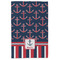 Nautical Anchors & Stripes Microfiber Dish Towel - APPROVAL