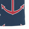 Nautical Anchors & Stripes Microfiber Dish Towel - DETAIL