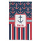Nautical Anchors & Stripes Microfiber Golf Towel (Personalized)