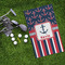 Nautical Anchors & Stripes Microfiber Golf Towels - LIFESTYLE