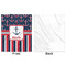 Nautical Anchors & Stripes Minky Blanket - 50"x60" - Single Sided - Front & Back