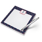 Nautical Anchors & Stripes Notepad (Personalized)