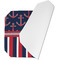 Nautical Anchors & Stripes Octagon Placemat - Single front (folded)