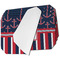 Nautical Anchors & Stripes Octagon Placemat - Single front set of 4 (MAIN)
