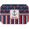 Nautical Anchors & Stripes Octagon Placemat - Single front