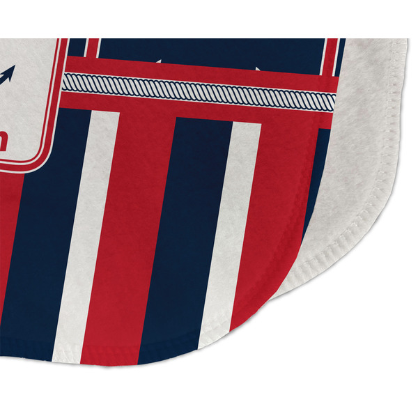 Nautical Anchors & Stripes Old Burp Detail