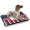 Nautical Anchors & Stripes Outdoor Dog Beds - Large - IN CONTEXT