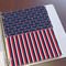 Nautical Anchors & Stripes Page Dividers - Set of 5 - In Context