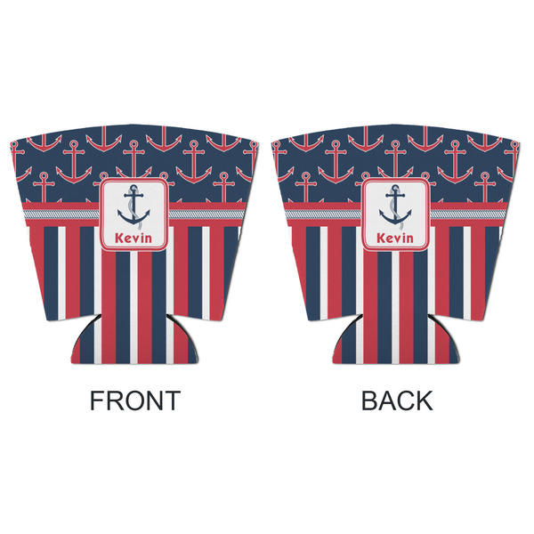 Nautical Anchors & Stripes Party Cup Sleeves - with bottom - APPROVAL