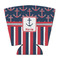 Nautical Anchors & Stripes Party Cup Sleeve - with Bottom (Personalized)