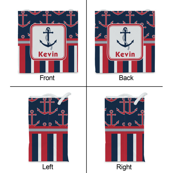 Nautical Anchors & Stripes Party Favor Gift Bag - Gloss - Approval