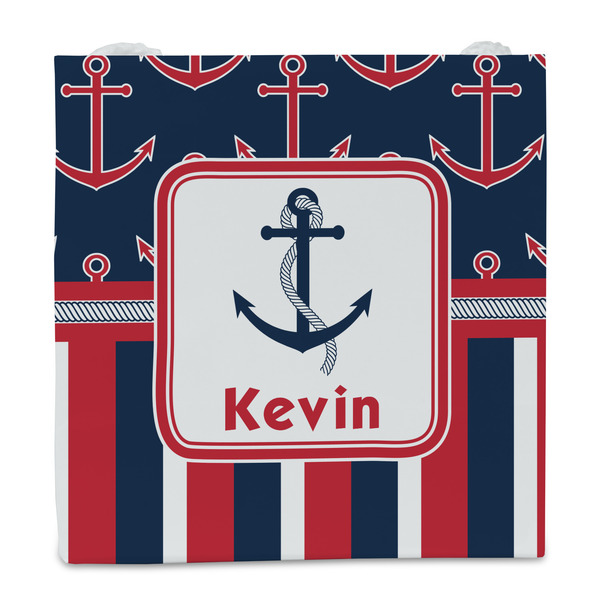 Nautical Anchors & Stripes Party Favor Gift Bag - Gloss - Front