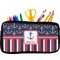 Nautical Anchors & Stripes Pencil / School Supplies Bags - Small