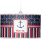 Nautical Anchors & Stripes Pendant Lamp Shade
