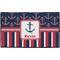 Nautical Anchors & Stripes Door Mat - 60"x36" (Personalized)