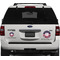 Nautical Anchors & Stripes Personalized Car Magnets on Ford Explorer