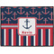Nautical Anchors & Stripes Personalized Door Mat - 24x18 (APPROVAL)