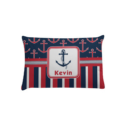 Nautical Anchors & Stripes Pillow Case - Toddler (Personalized)