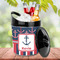 Nautical Anchors & Stripes Plastic Ice Bucket - LIFESTYLE