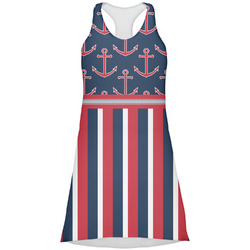 Nautical Anchors & Stripes Racerback Dress (Personalized)
