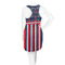 Nautical Anchors & Stripes Racerback Dress - On Model - Back