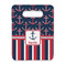 Nautical Anchors & Stripes Rectangle Trivet with Handle - FRONT