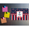 Nautical Anchors & Stripes Rectangular Fridge Magnet - LIFESTYLE