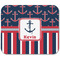 Nautical Anchors & Stripes Rectangular Mouse Pad - APPROVAL