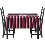 Nautical Anchors & Stripes Tablecloth (Personalized)