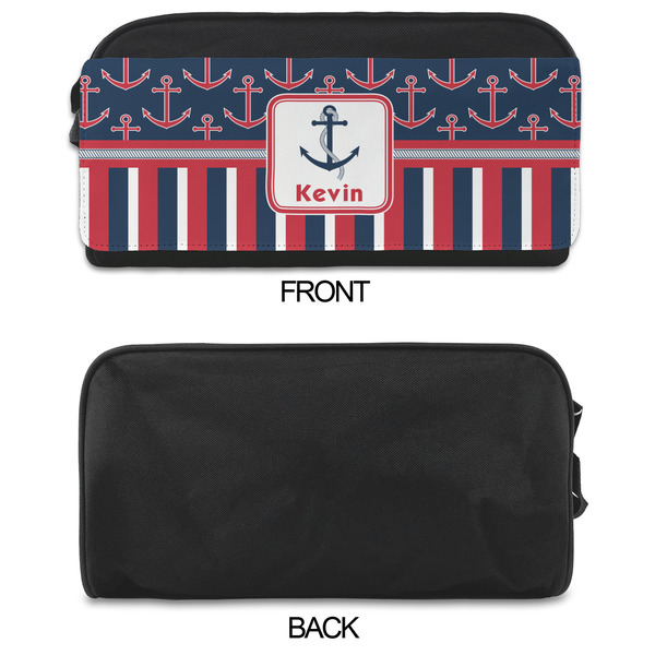 Nautical Anchors & Stripes Shoe Bags - APPROVAL