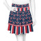 Nautical Anchors & Stripes Skater Skirt - Front