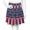 Nautical Anchors & Stripes Skater Skirt - 2X Large