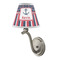 Nautical Anchors & Stripes Small Chandelier Lamp - LIFESTYLE (on wall lamp)