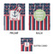 Nautical Anchors & Stripes Small Gift Bag - Approval