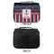 Nautical Anchors & Stripes Small Travel Bag - APPROVAL
