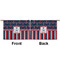 Nautical Anchors & Stripes Small Zipper Pouch Approval (Front and Back)