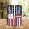 Nautical Anchors & Stripes Stainless Steel Tumbler - Lifestyle