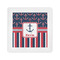 Nautical Anchors & Stripes Cocktail Napkins (Personalized)