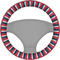 Nautical Anchors & Stripes Steering Wheel Cover
