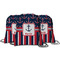Nautical Anchors & Stripes String Backpack - MAIN